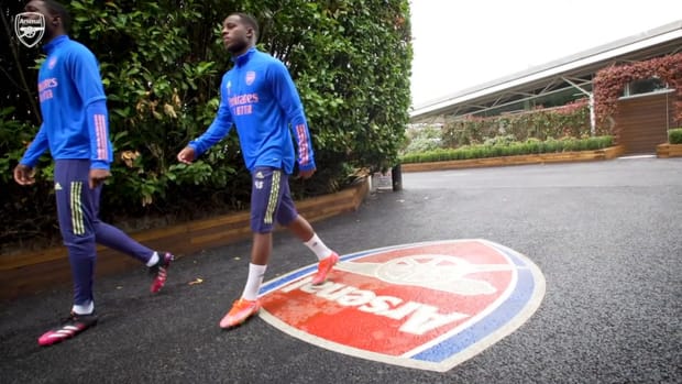 Behind the scenes: Arsenal train before facing Crystal Palace